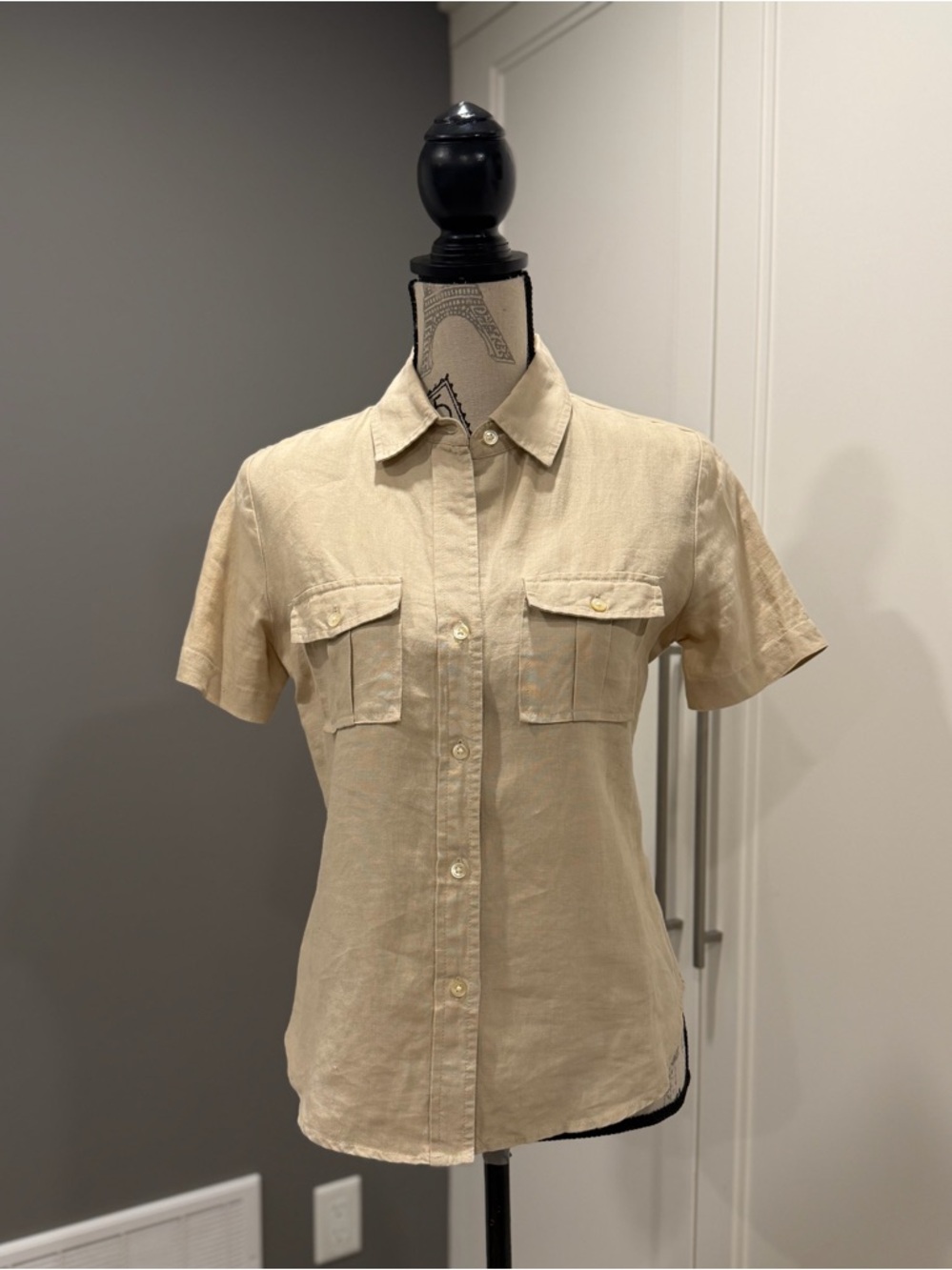 Y2K GAP Linen Safari Shirt